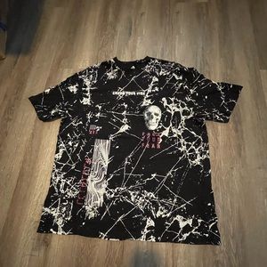 Black and white large shirt